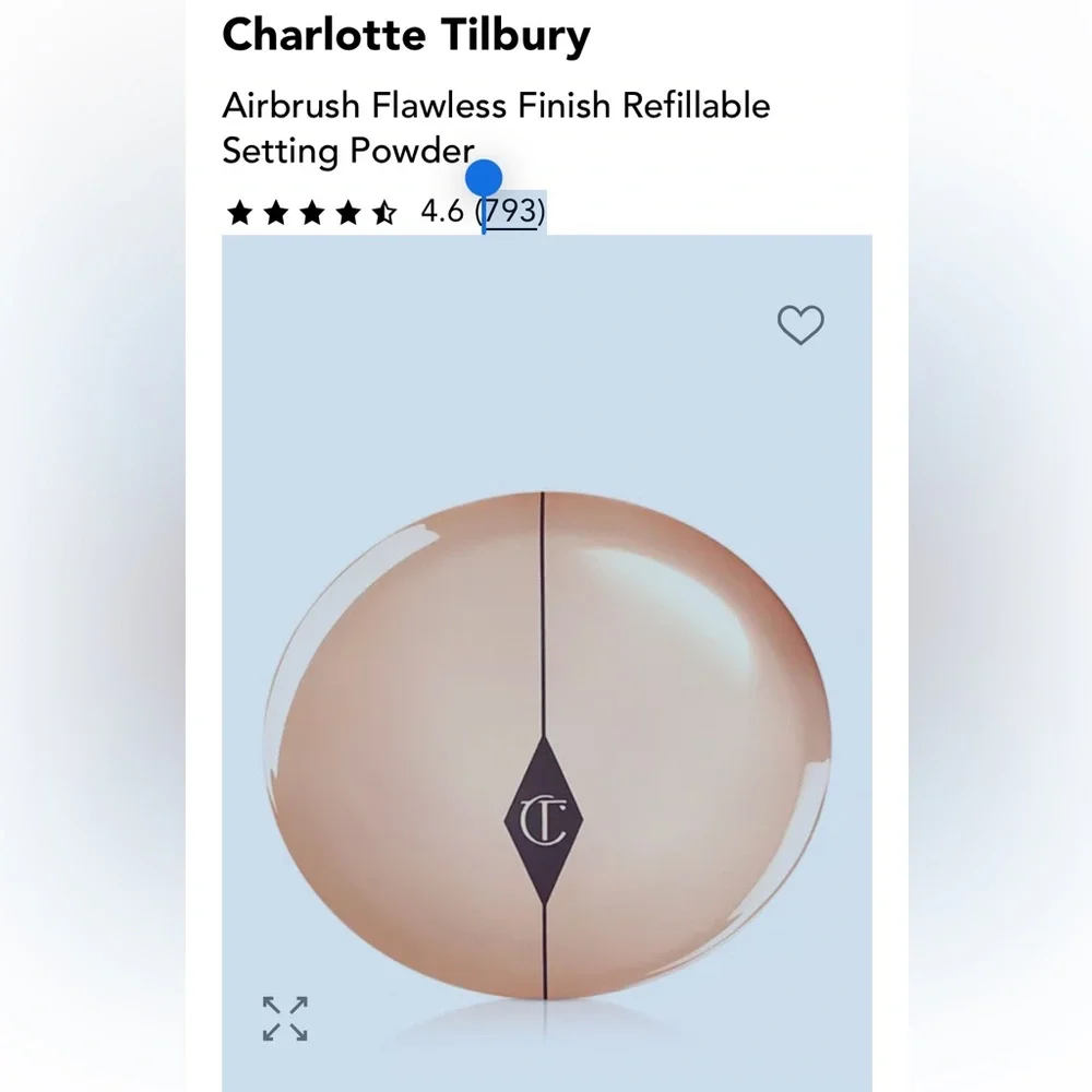 Charlotte Tilbury Airbrush Flawless Finish Powder - 4 Deep